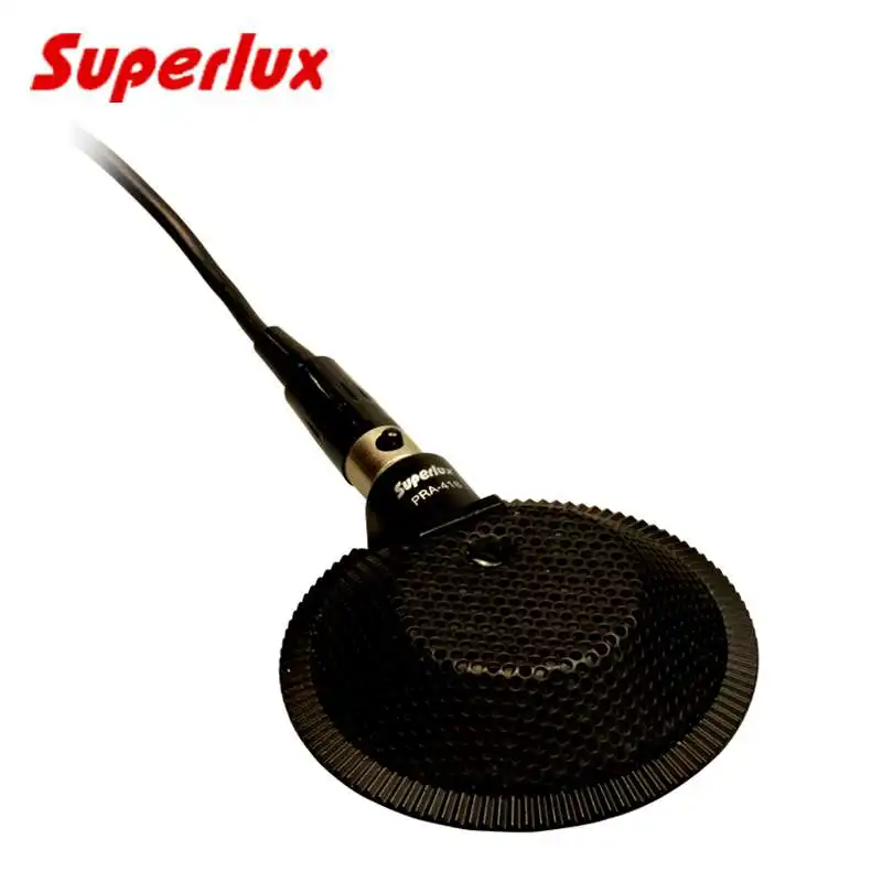 

Original Superlux PRA418 omni directional condenser acoustic boundary microphone for speech & conference recording
