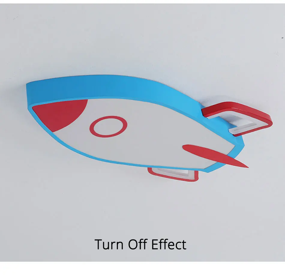 Детская спальня лампа современная детская комната потолочный светильник творческая личность самолет led мальчик мультфильм лампы
