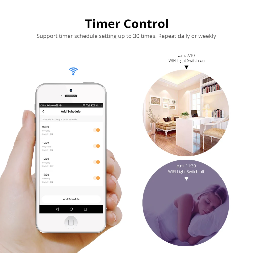Interruptor sem Fio Funciona com Alexa e Google Wi-fi de 12 Zemismart Neutro Teclas Brasil Home – Bivolt 110-240v Tuyasmart Life ou 3 - Image 4