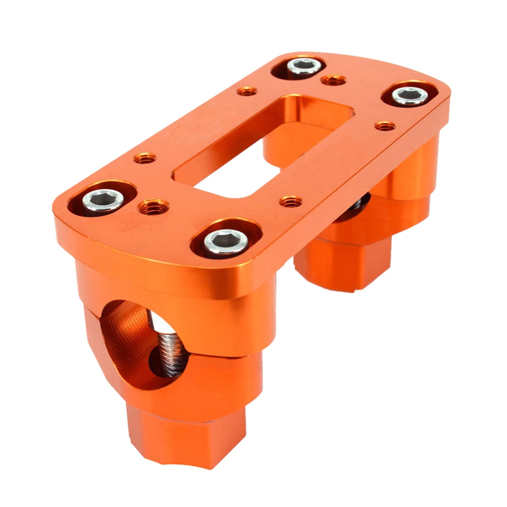 Handlebar / Fat Bar Mount Clamp Risers Adapter 1-1/8