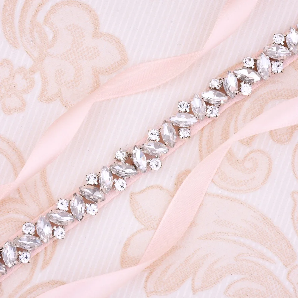 Свадебный пояс с кристаллами и стразами, свадебный пояс с серебряными бриллиантами, свадебный пояс для свадебного платья, vestido de pedreria JY06F