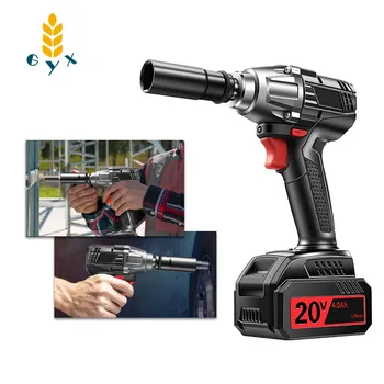 

Electric wrench high torque impact brushless lithium battery barrel wind gun auto repair electric wrench