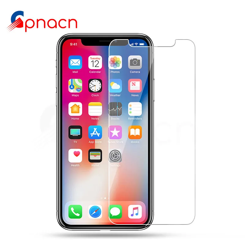 

Screen Protector Glass For iPhone X XR XS Max 5 5S SE 9H HD Tempered Glass For iPhone 8 7 6 6s Plus Clear Hard Glass Case
