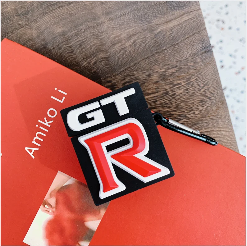 3D Автомобильные GTR спортивные автомобильные наушники чехол s для Apple Airpods 1/2 силиконовый защитный чехол для наушников Funda чехол для Airpods