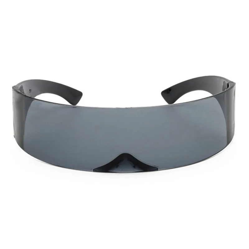 funny futuristic wrap around monob costume sunglasses mask novelty glasses new.