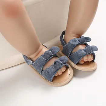 

Toddler Summer Casual Sandals Infant Baby Girl Soft Sole Applique Sandals Shoes Single Non-slip Crib Shoes #1227