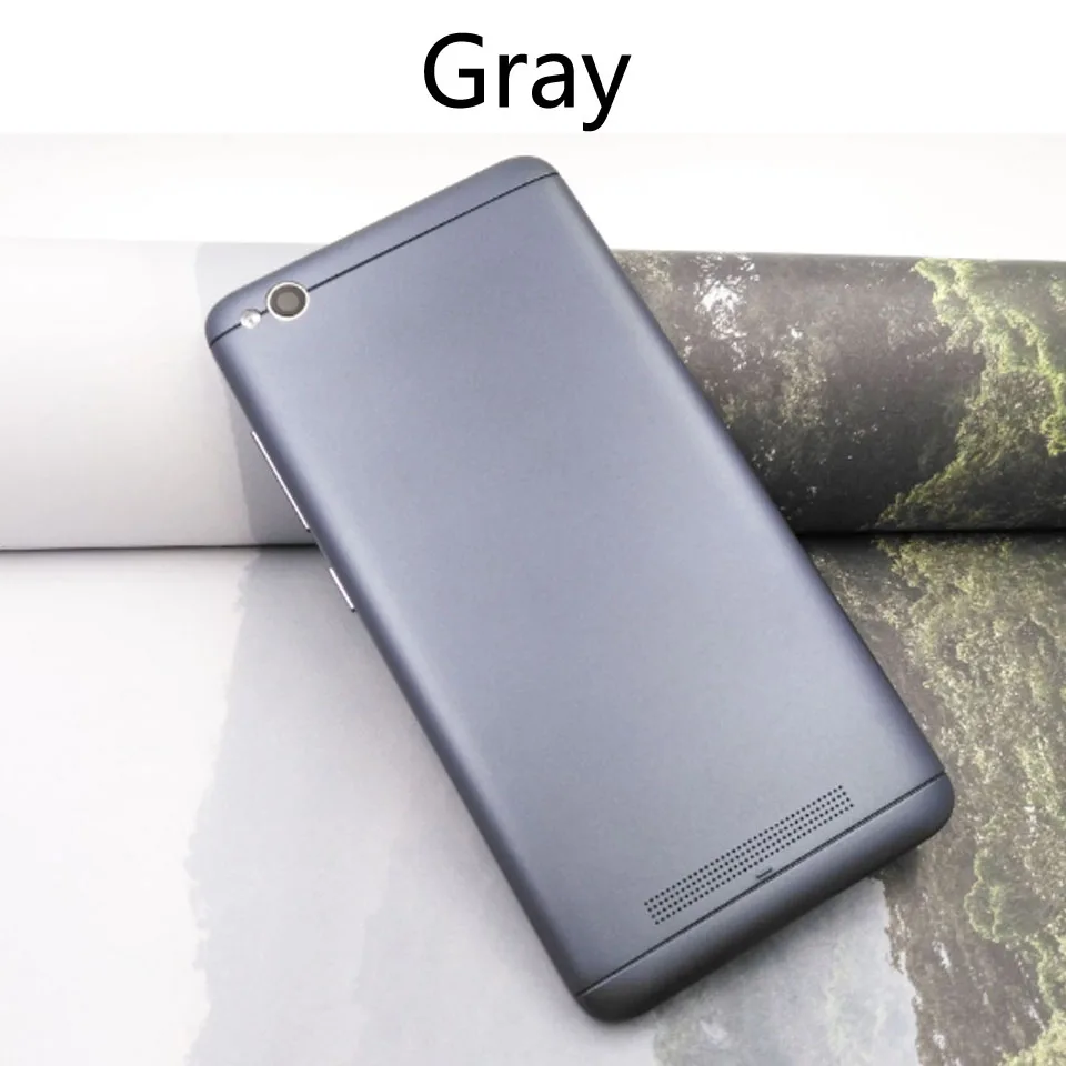 Gray-No tool 4A задняя крышка батарейного отсека для Xiaomi Redmi 4A задняя крышка батарейного отсека чехол на заднюю крышку корпус замена корпуса - Цвет: Gray-No tool