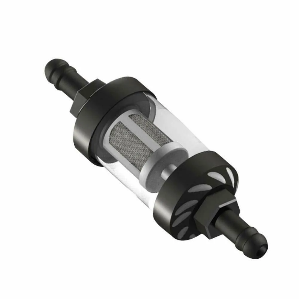 Фильтр топливный из хромированного стекла универсальный моющийся для