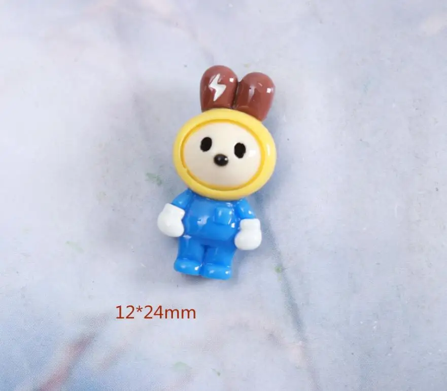 wholesale!Cartoon Resins Flatback Animal rabbit bee panda Cabochon Kawaii Cabochons DIY Scrapbook Hair Bows Center