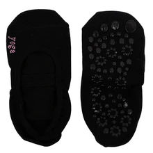 Женские С бандажными захватами дышащие с открытой спиной Топ для занятия танцами Пилатес балет тренажерный зал Нескользящие мягкие упражнения Йога Носки Фитнес пота