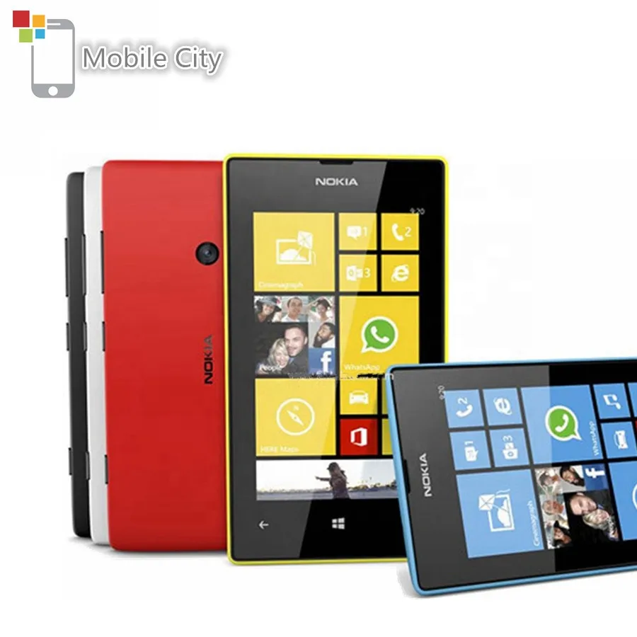 -Teléfono móvil Nokia Lumia 520 usado, smartphone libre renovado, Dual Core, 3G, WIFI, 4,0 pulgadas, 5MP, 8GB
