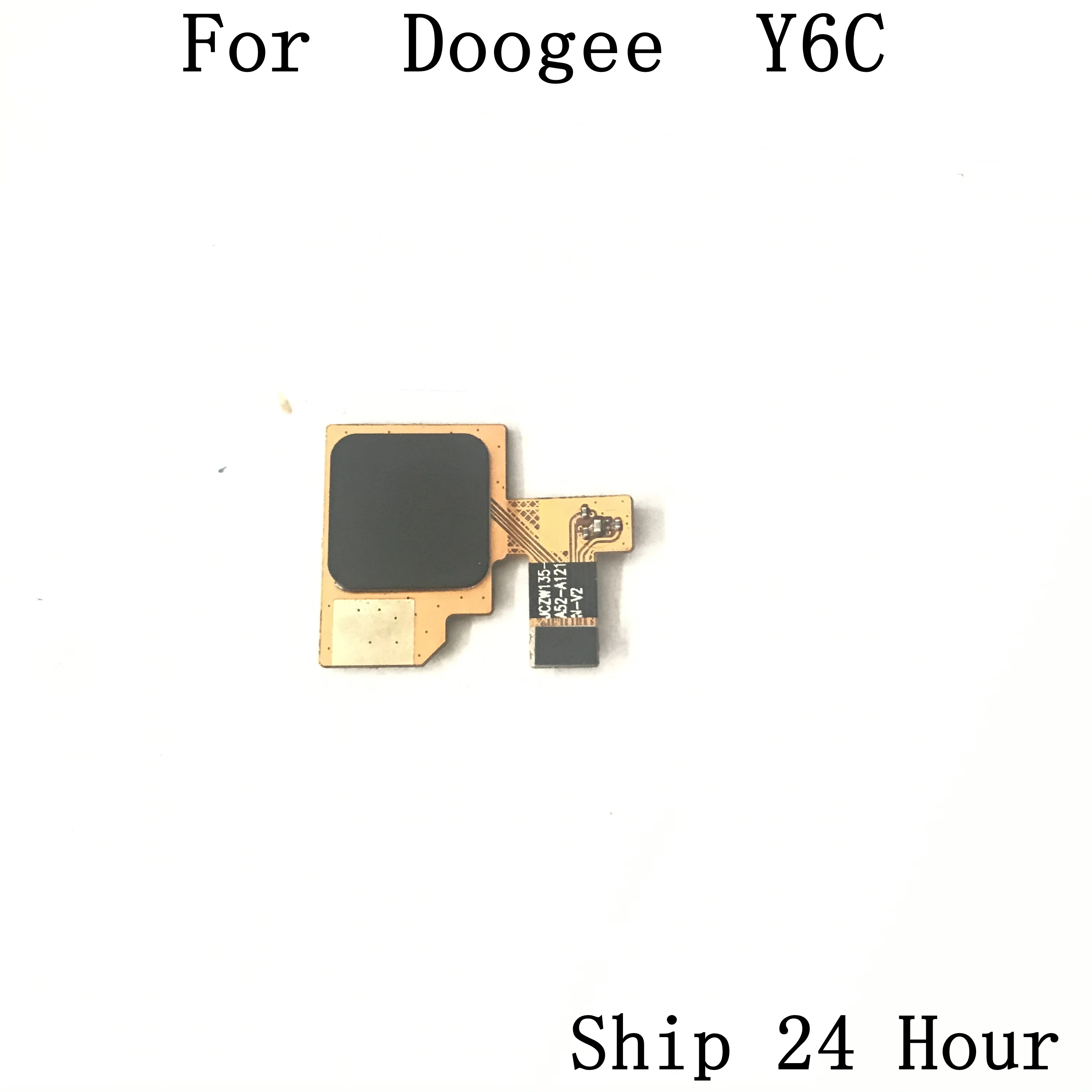 Doogee Y6C используется датчик отпечатков пальцев Кнопка Для Doogee Y6C ремонт починка Часть Замена