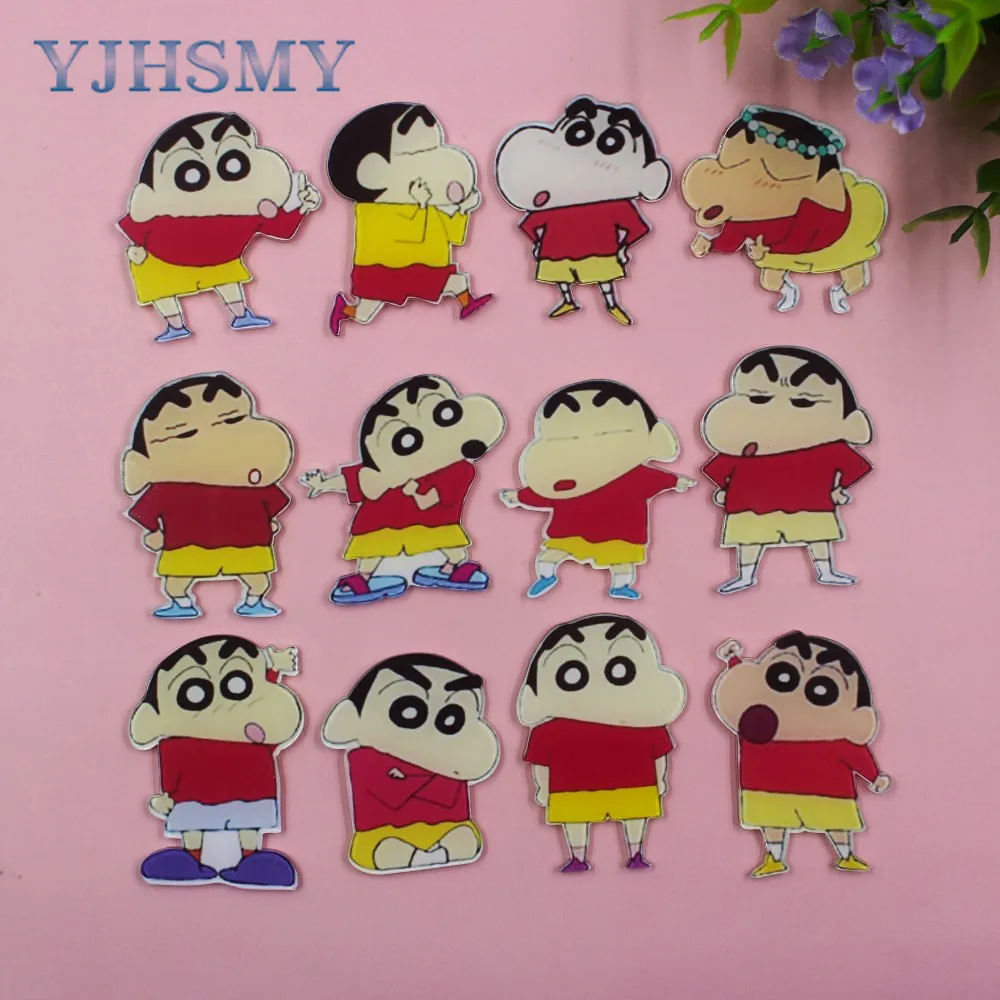 YJHSMY BR1305 1 шт. плоская задняя часть и брошь акриловый мультяшный значок милый