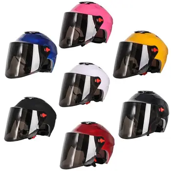 

Summer Windproof Unisex Motorcycle Helmet Anti-UV Scooter Open Face Half Cap 28GC