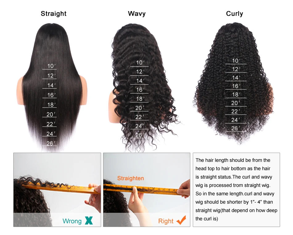 Apliques com cabelo humano