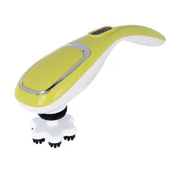 

ABS Rechargeable Massage Stick Portable Size Overload Protective Body Relaxing Massger Computer Version Green