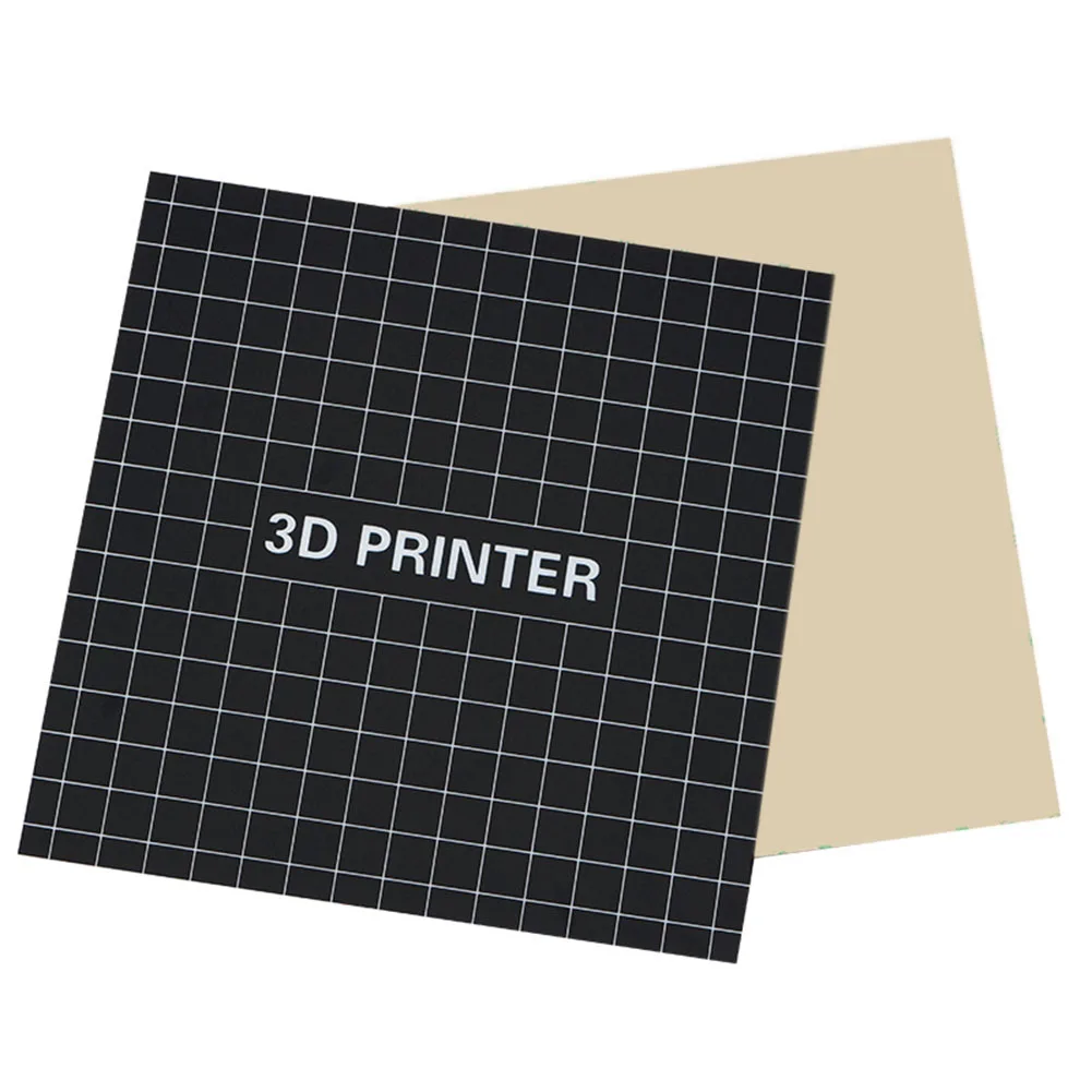Запчасти для 3D-принтера магнитная лента для печати 300x300 мм квадратная Тепловая наклейка Горячая кровать сборная пластина лента поверхность Гибкая Пластина