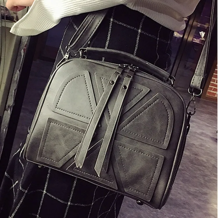 

2019 Spring And Summer New Style PU Leather WOMEN'S Bag Handbag Simple Fashion Shoulder Bag Korean-style Shoulder Bag Tassel Bag