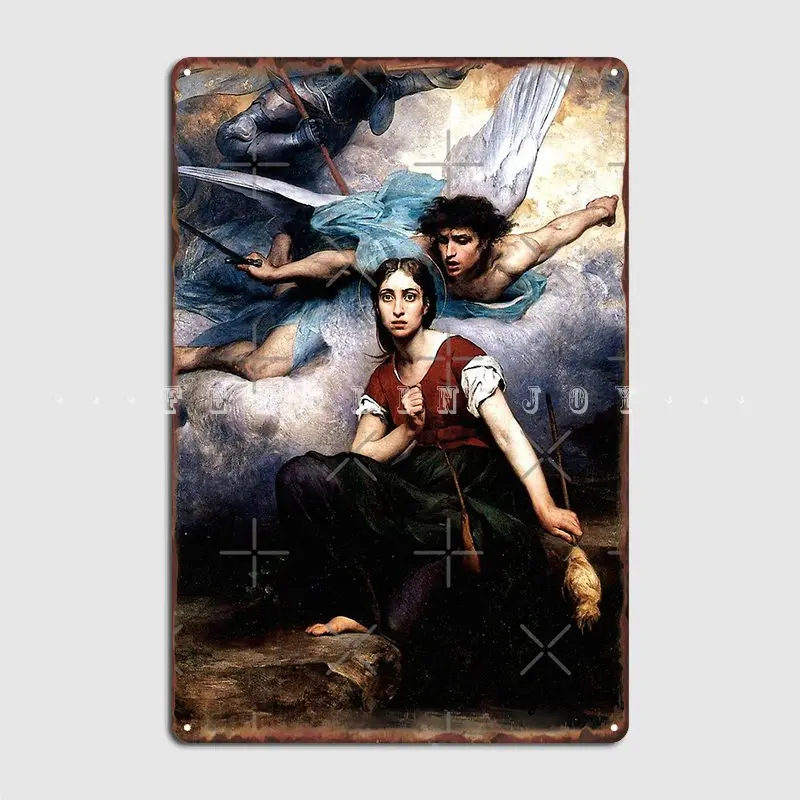

Joan Of Arc By Eugène Thirion Metal Sign Pub Wall Design Wall Decor Tin Sign Posters