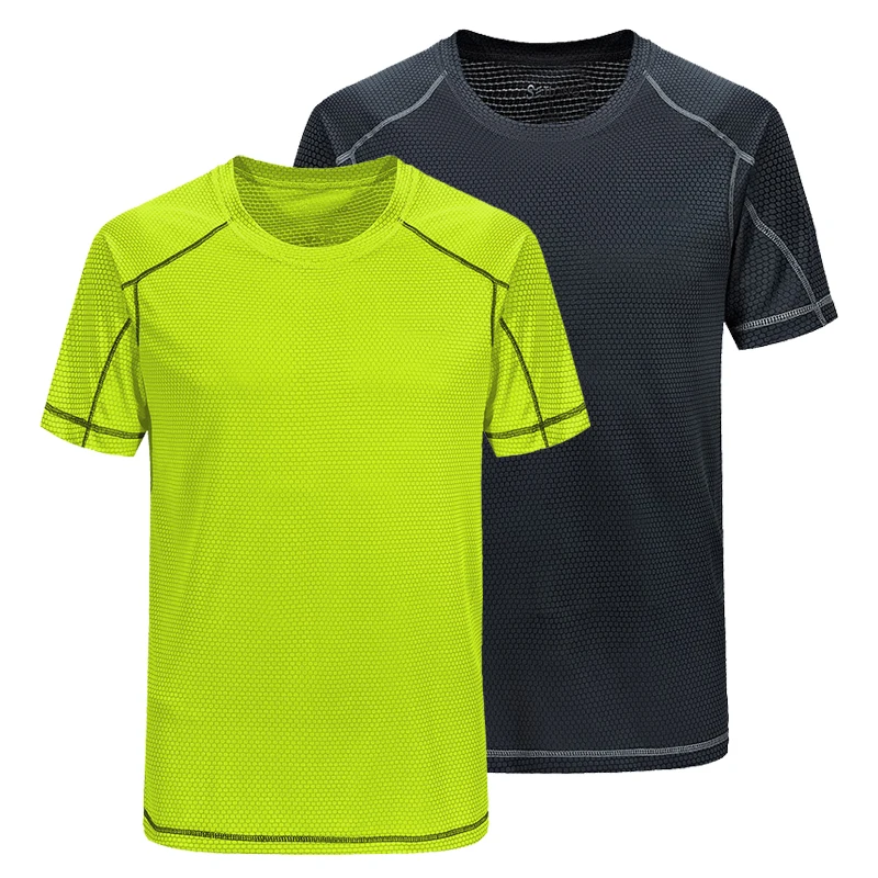Men's Hiking T Shirts Climbing Camping Quick Dry T Shirt Outdoor Sports