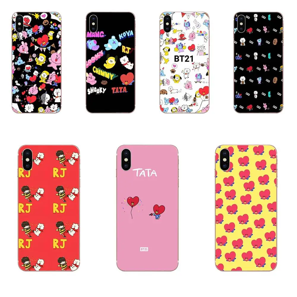 

Bt21 Cartoon For HTC Desire 530 626 628 630 816 820 830 One A9 M7 M8 M9 M10 E9 U11 U12 Life Plus Soft Design Phone