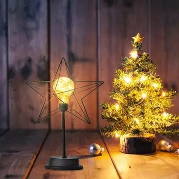 

Creative Cup Star Shape Modern LED Table Lamp Nordic Ins Wrought Iron Lamp Bedside Decorative Night Light Decorative Ornaments