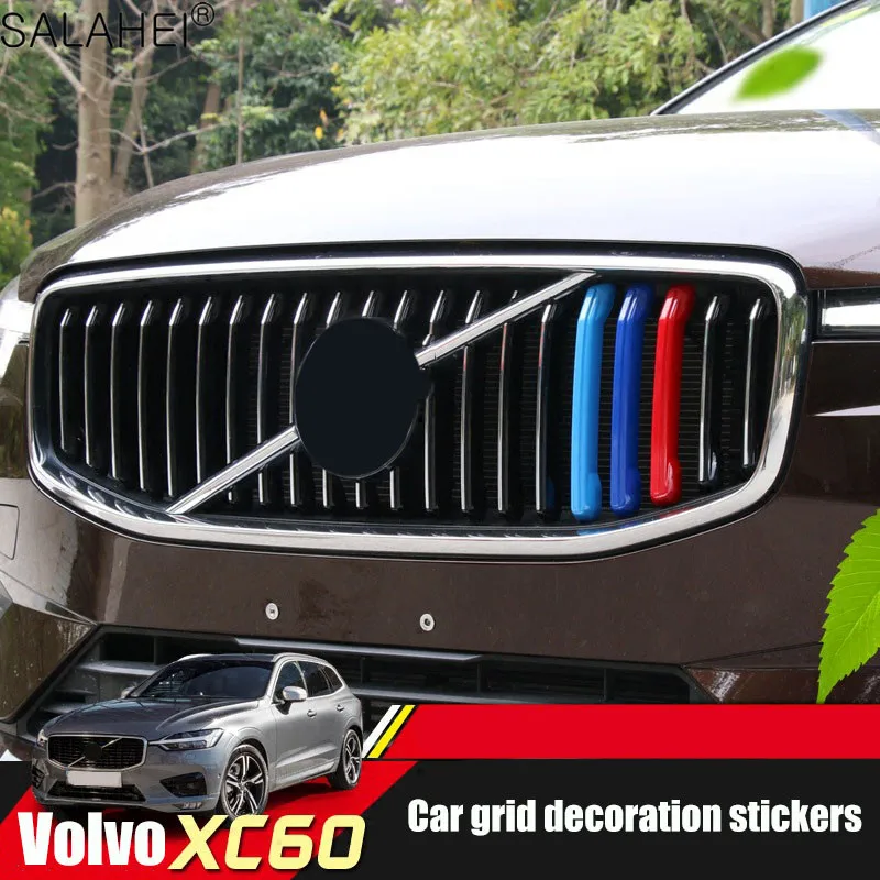 Для Volvo xc60 Standard 2018 модель 3 шт./компл. Трехцветная в сетке Декоративная полоса
