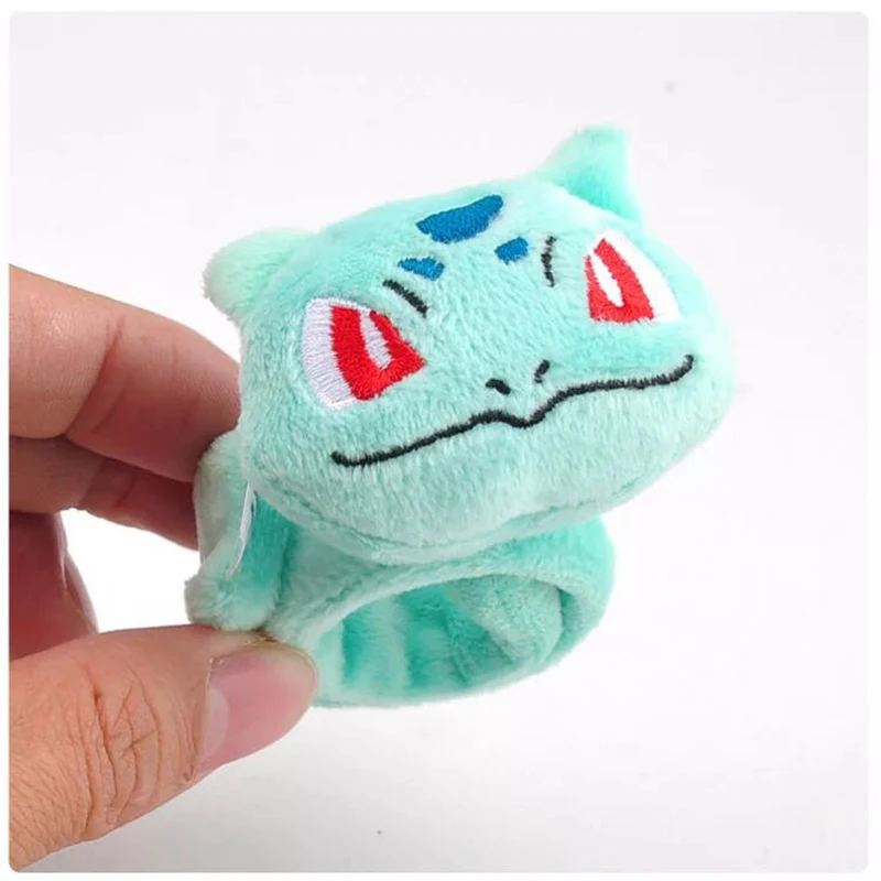 POKEMON toys cute plush dolls Pikachu Squirtle Charmander Bulbasaur action pkm figures wristband for child Christmas gifts 21CM