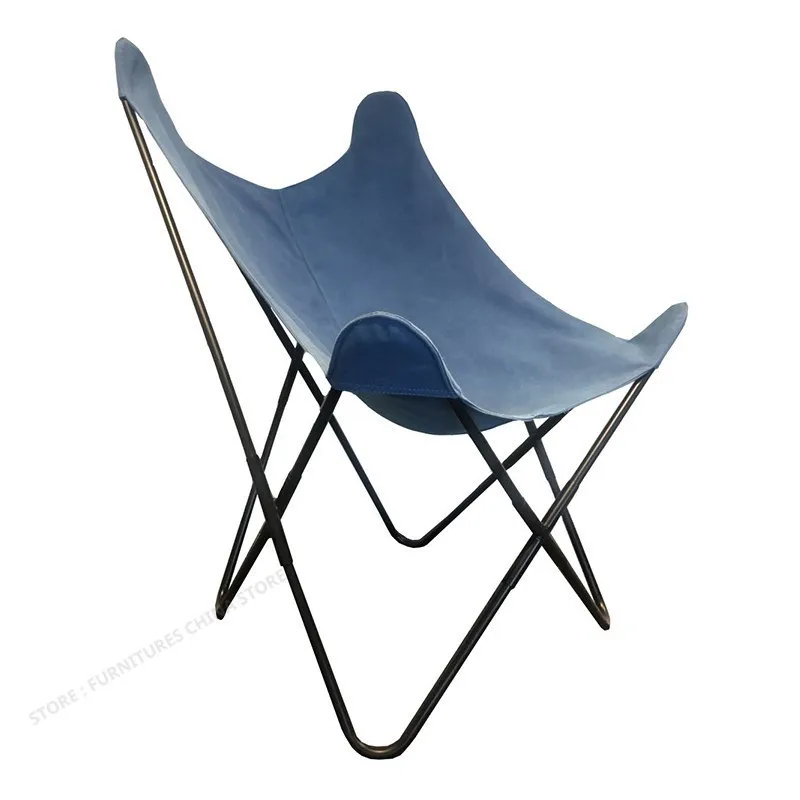 

Classic Designer Chair Simple Modern Beach Leisure Butterfly Chair Bedroom Balcony Living Room Recliner