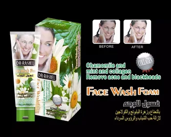

DR.RASHEL Face Wash Foam Facial Cleanser Remove Acne and Blackhead Moisturizing Whitening Anti Spots 80ml