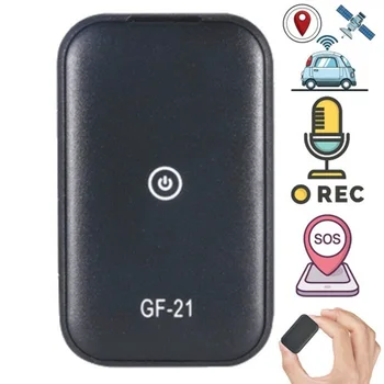 

GF21 Mini GPS Real Time Car Tracker Anti-Lost Device Voice Control Recording Locator High-definition Microphone WIFI+LBS+GPS Pos