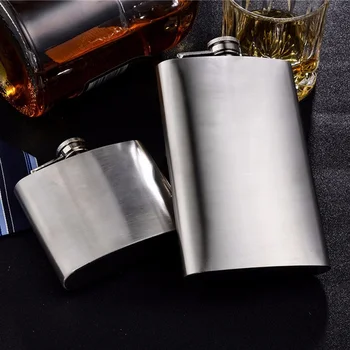 

Stainless Steel Hip Liquor Flask Whiskey Alcohol Pocket Wine Bottle TSH Shop