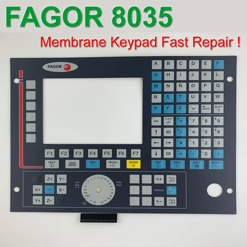 Мембранная клавиатура новая для fagor cnc 8035-M-COL-2 8035-M-COL-R-2 кнопка управления ремонта