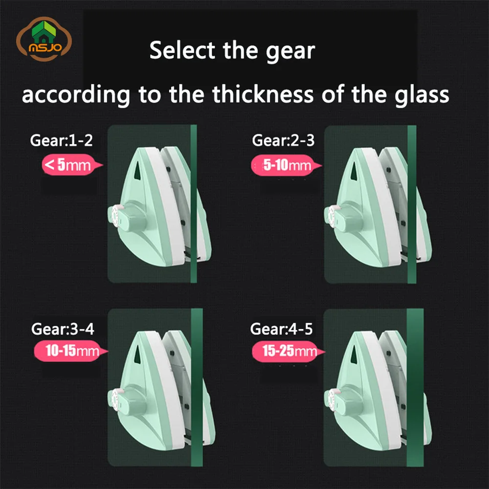 Магнитная Щетка для окон MSJO регулируемая щетка мытья окон|Магнитные