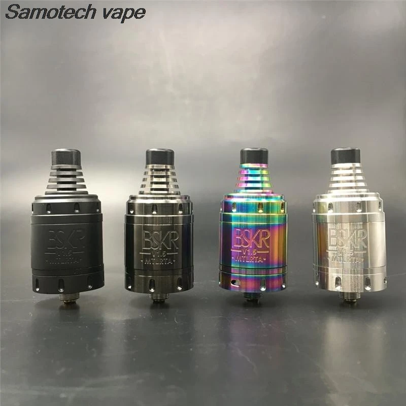 

Free Shipping Berserker V1.5 MTL RTA Fit 510 Vape MODS 2.5ml Capacity 24mm Slot Airflow with 4 colors in stock