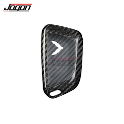 Genuine Carbon Fiber Car Key Case - Premium Cover Shell and Interior Accessory Trim (Black A type)