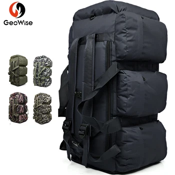 

Hiking Camping Backpacks Hot 90L Large Capacity Men's Military Tactical Backpack Waterproof Casual Wear-resisting Travel Bag