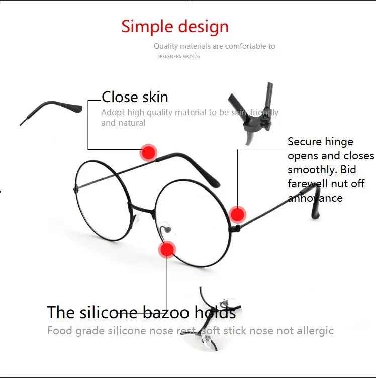 Ретро очки с круглой оправой, оправа для женщин, мужчин, студентов, косплей, Гарри фанов, очки с прозрачными линзами, женские прозрачные очки