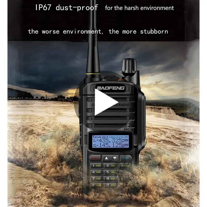 

2 PCS Baofeng UV-9R UV 9R UV9R Plus Waterproof Baofeng Walkie Talkie Ham VHF UHF Radio Station IP67 Transceiver Boafeng 10 w km