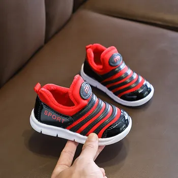 

Children Winter Sneakers Baby Warm Short Plush Leather Ankle Boots Girls Boys Autumn Outdoor Sport Sneakers Kid Warm Flats Shoes