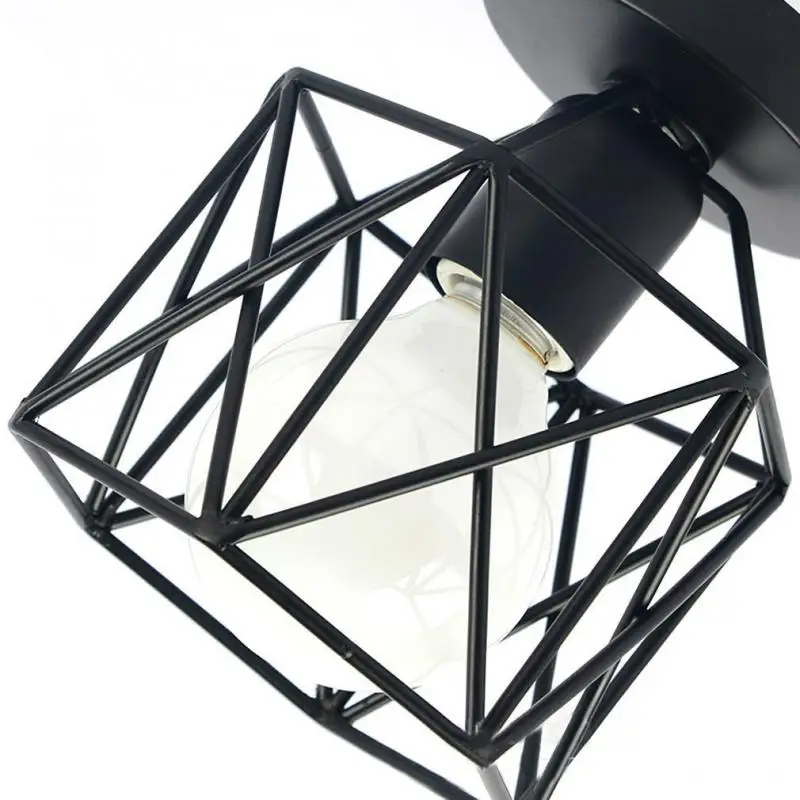 Светодиодный энергосберегающий светильник в стиле ретро, промышленный потолочный светильник, креативный современный черный железный светильник, используемый в барах, гостиницах