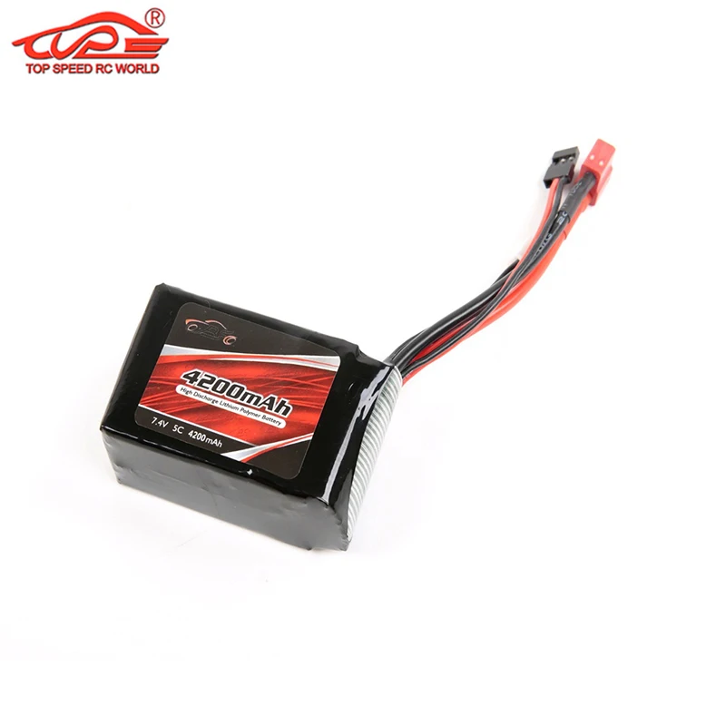 7 4 V 5C 4200 MAh литиевая батарея (68mm * 43mm 41mm) для 1/5 HPI KM ROFUN ROVAN mcd redcat Baja Truck Rc