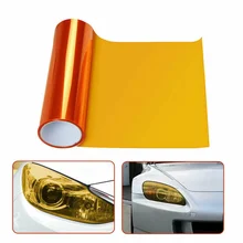 

Universal Amber Orange Headlight Taillight Fog Light PVC Tint Overlay Vinyl Film Decal Accessories for Auto Car Products