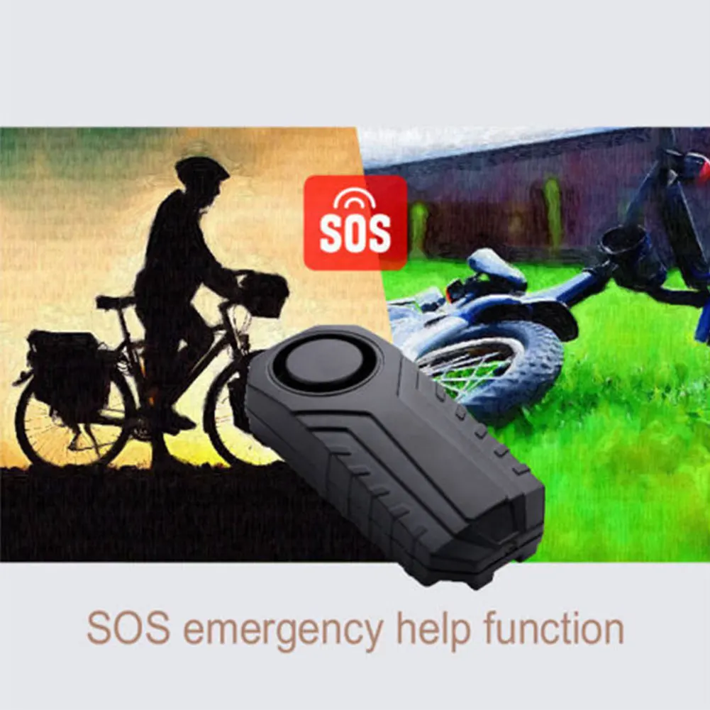 

Accessories Bike Wireless Cycling Dustproof Security Bicycle Alarm Alerter Anti Theft 113dB Remote Control Drop Shipping #729
