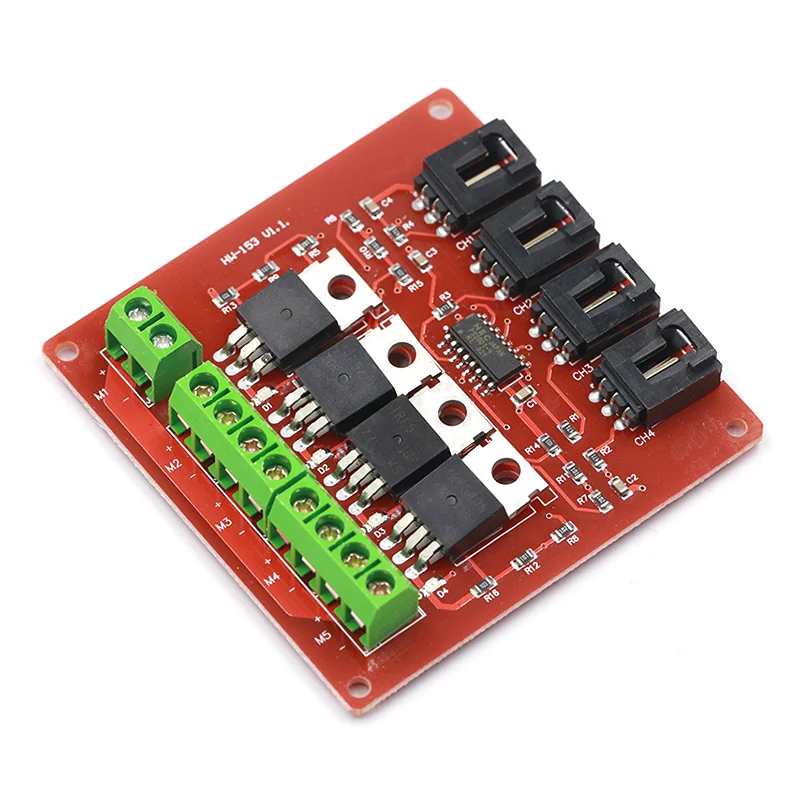 Четыре канала 4-канальный путь маршрут MOSFET Кнопка IRF540 V4.0 + MOSFET модуль коммутатора для Arduino двигатель постоянного тока привода Dmimmer реле доска