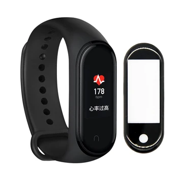 

3D Screen Protector for Xiaomi mi band 4 film strap with button hole Miband 4 Full Soft Protective Glass xiomi miband 4 Film