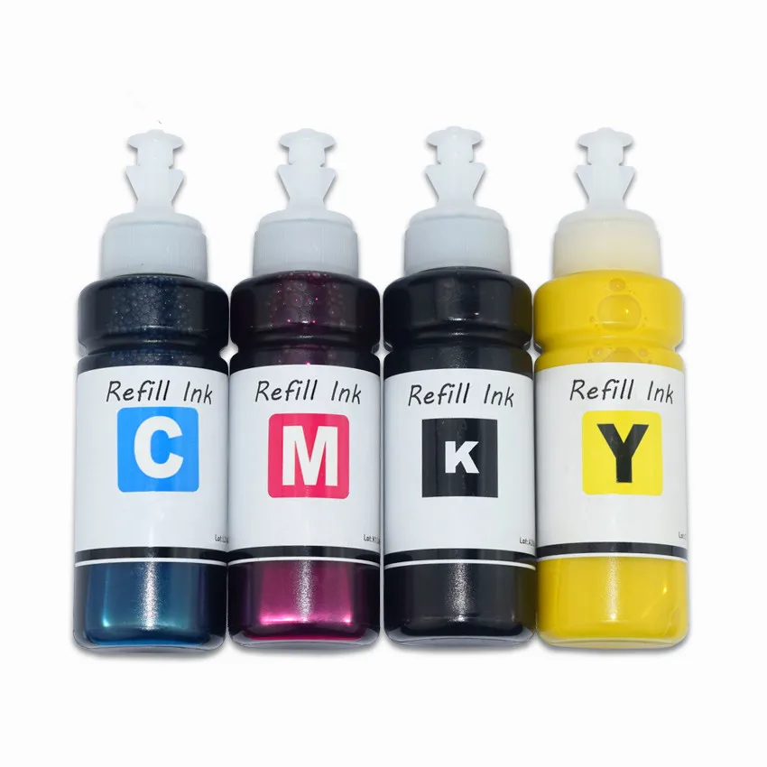 4*100 мл пигментные чернила для Epson рабочей силы WF-2510 WF-2520 WF-2530 WF-2540 WF-2010 WF-2630 WF-2650 WF-2660 WF-2750 WF-2760
