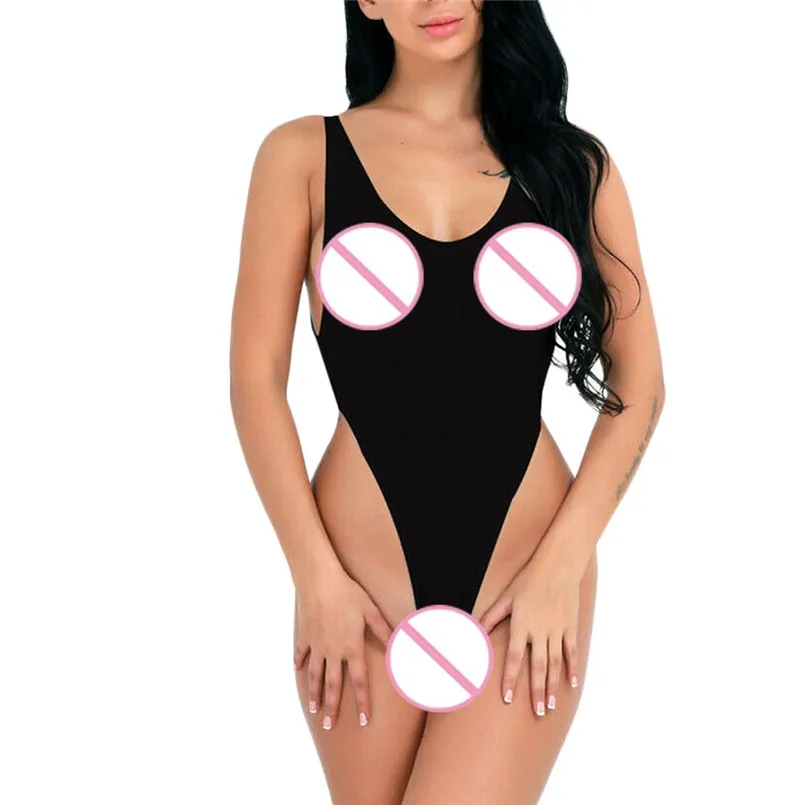 disfraces sexy Нижнее белье сексуальный костюм Эротическое боди высокий разрез без спинки прозрачные стринги без Рукавов трико Нижнее белье Ночное белье disfraces J23 - Цвет: disfraces sexy