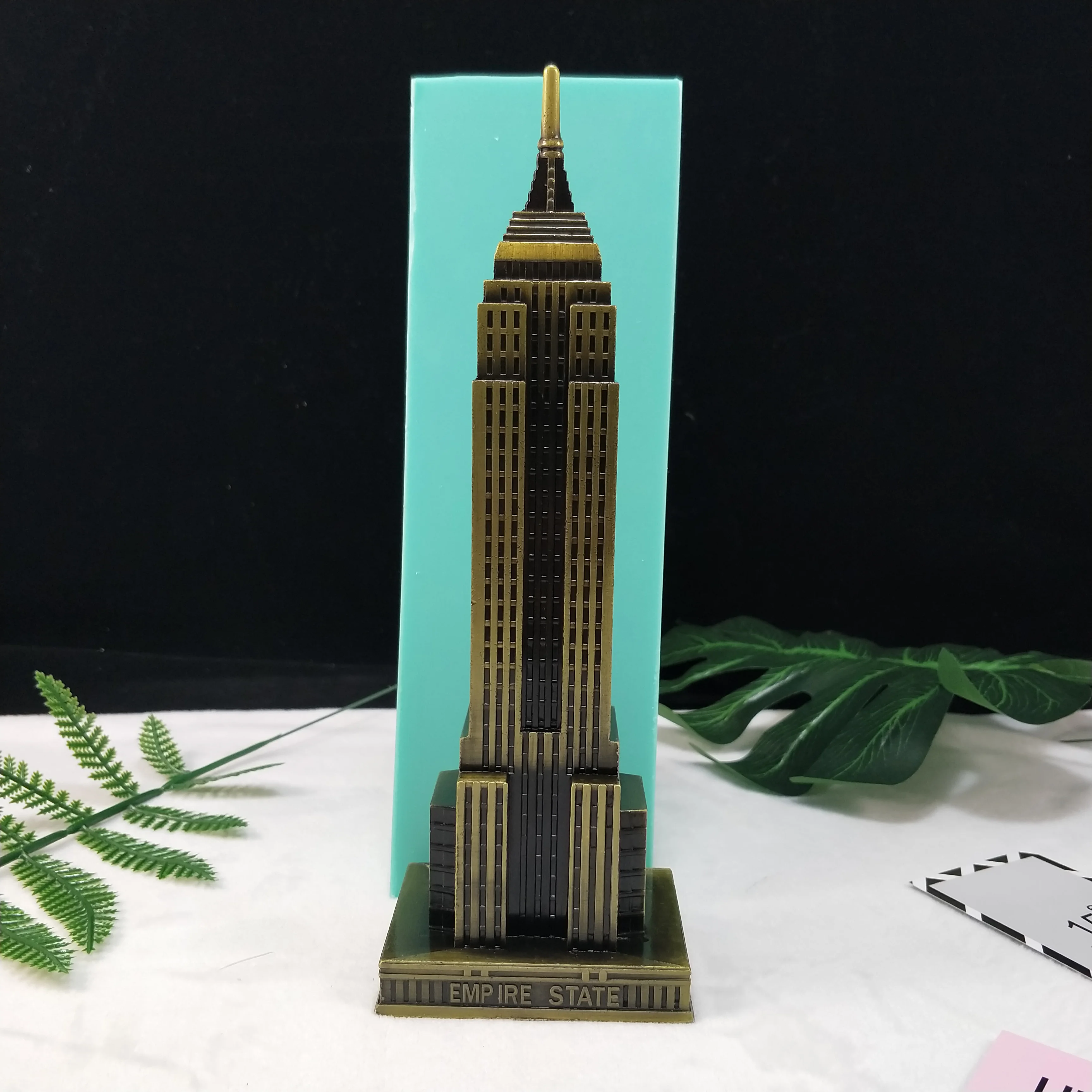 QT0246 PRZY Empire State Building силиконовая форма Свеча-башня глиняная Смола гипсовая шоколадная форма для свечей
