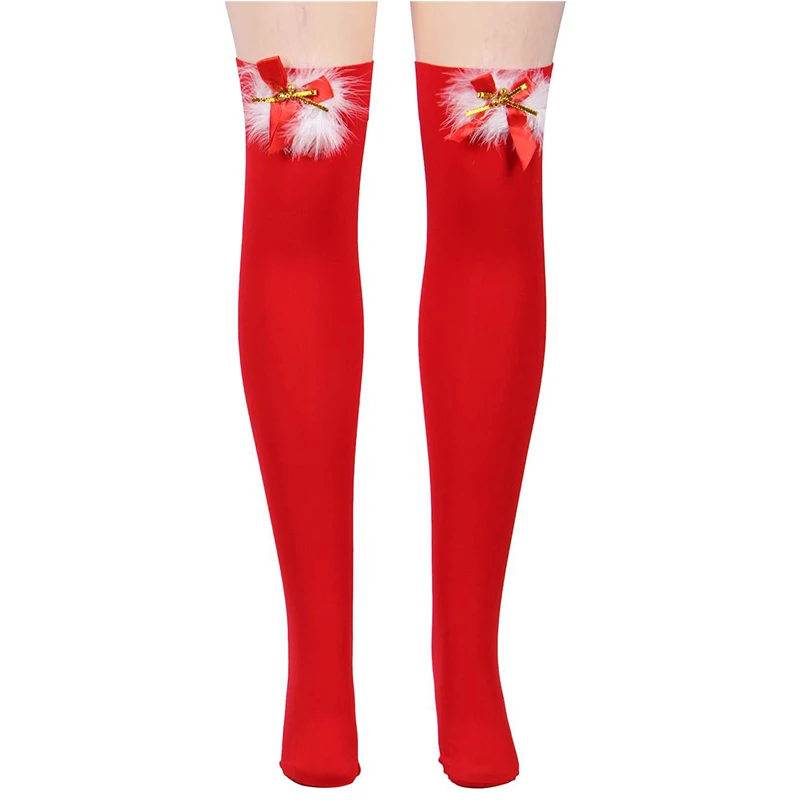 Comeonlover Christmas Thigh High 